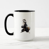 Husky Dog kennt Karate, Husky Dog Karate Player