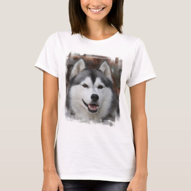 Husky Dog Long Sleeve Shirt (Vorderseite)