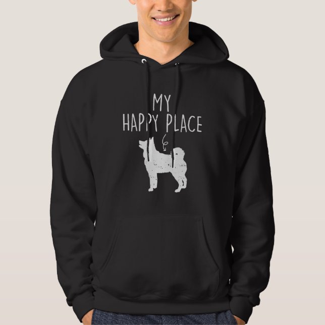 Husky Dog Mama Hoodie (Vorderseite)