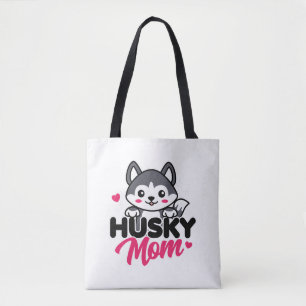 Husky Dog Mama Niedlich Kawaii Design Tasche