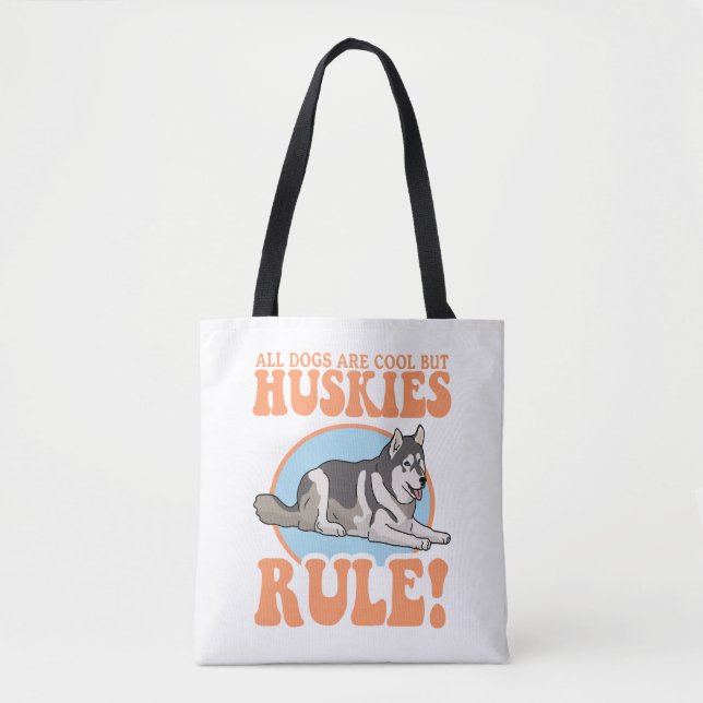 Husky Dog Owner Huskieses Tasche (Vorderseite)