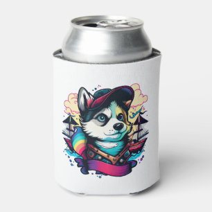 Husky Dog Pirate Dosenkühler