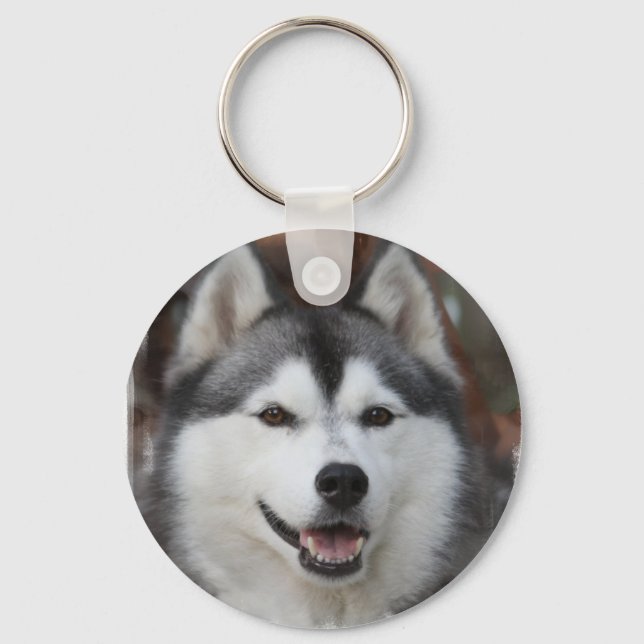 Husky Dog Schlüsselanhänger (Vorderseite)