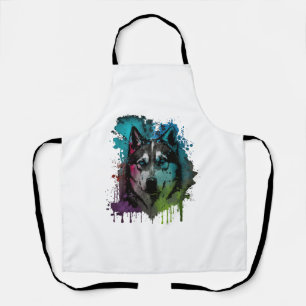 Husky Dog Schürze