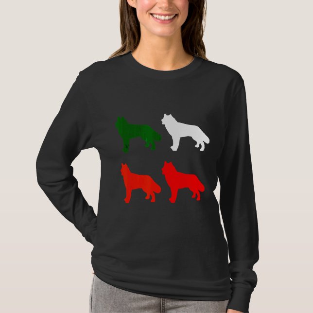 Husky Dog Siberian Husky T-Shirt (Vorderseite)