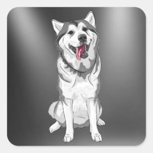 Husky Dog Sticker