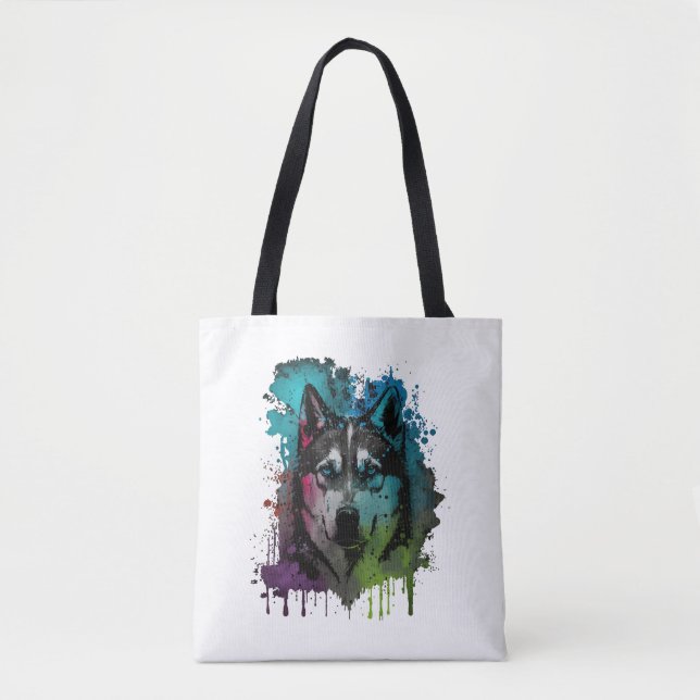 Husky Dog Tasche (Vorderseite)