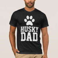 HUSKY DOG VATER T - SHIRT