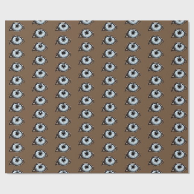 Husky Eye Pattern Geschenkpapier (Flach)