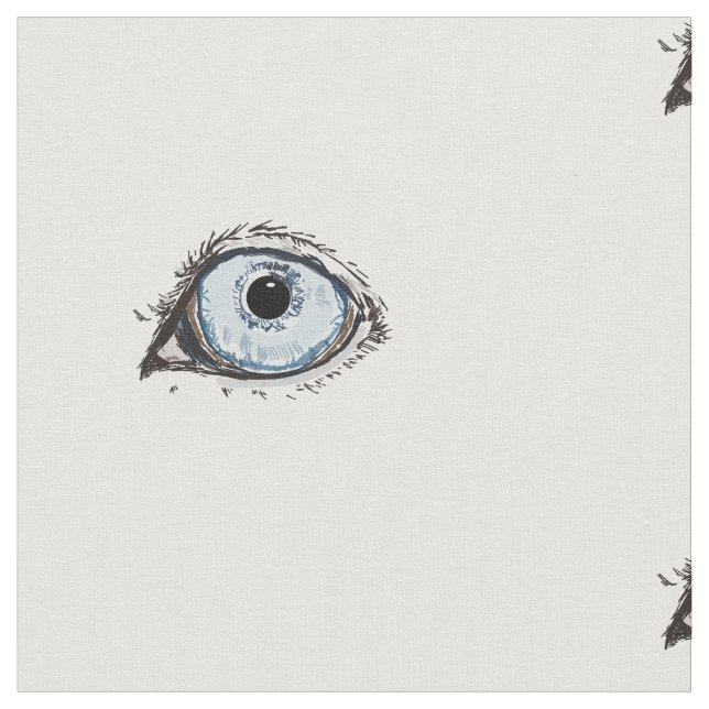 Husky Eye Pattern Stoff (Nahaufnahme)
