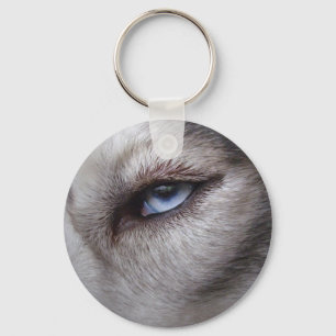 Husky Eye Schlüsselanhänger Sibirien Husky Malamut