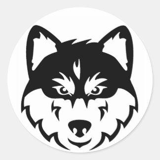 Husky Face Stickers