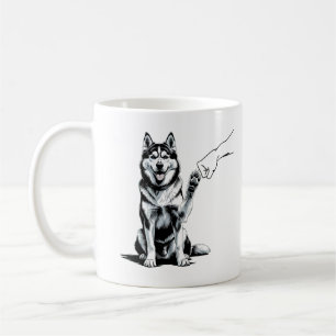 Husky Fist Bump Tee – Loyalität trifft Stil Kaffeetasse