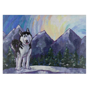 Husky-Geschenke und Zubehör Schneidebrett