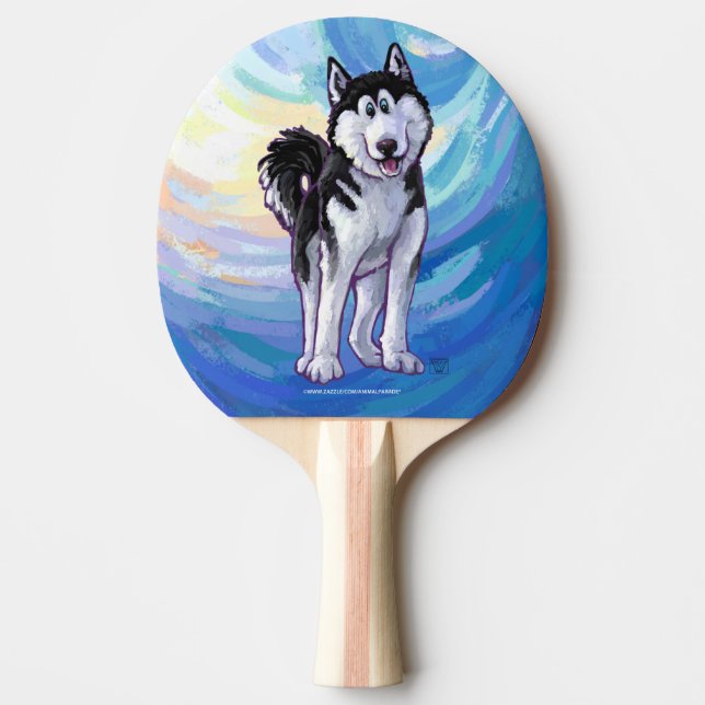 Husky-Geschenke und Zubehör Tischtennis Schläger (Vorderseite)