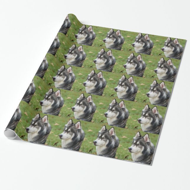 Husky Geschenkpapier (Ungerollt)