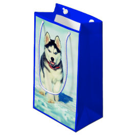 Husky-Geschenktasche Kleine Geschenktüte