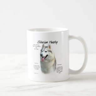 Husky-Geschichtsentwurf Kaffeetasse