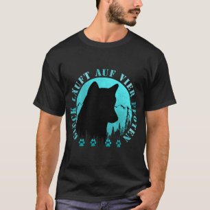 Husky-Glück läuft auf vier Pfoten T-Shirt