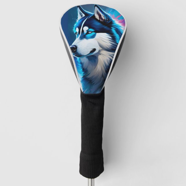 Husky Golf Headcover (Vorderseite)