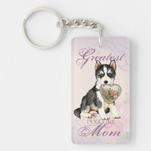 Husky Heart Mama Schlüsselanhänger