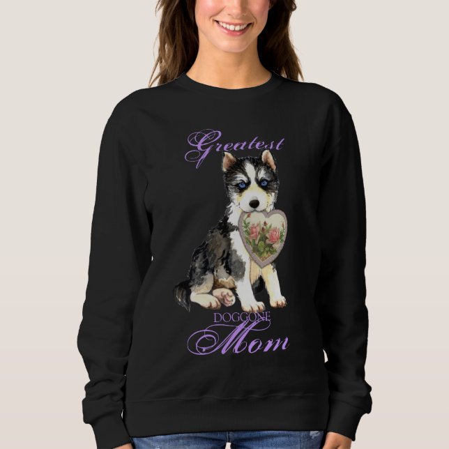 Husky Heart Mama Sweatshirt (Vorderseite)