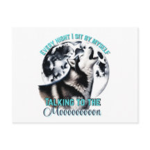 Husky Howl Postcard