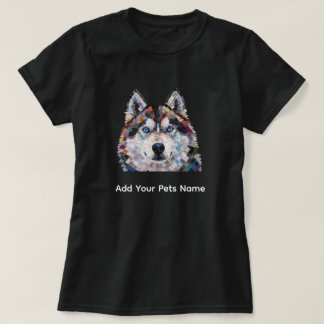 Husky-Hund-Design-T-Shirt T-Shirt
