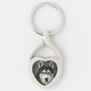 Husky Hund Großer Hund Tier Haustier Schlüsselanhänger