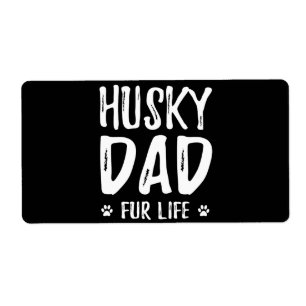 Husky Hund Papa Geschenkidee für lustige Hunde