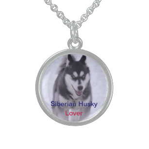 Husky-Hundeliebhaber Nicklace Sterling Silberkette