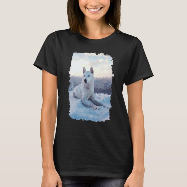 Husky  husky owner  dog T-Shirt (Vorderseite)