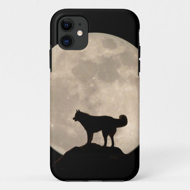Husky iPhone 5 Coque Siberian Husky Wolf Coques (Dos)
