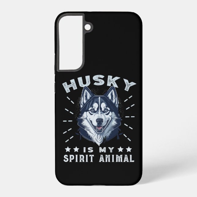 Husky ist mein Geist Tier Majestic Husky Hund Samsung Galaxy Hülle (Rückseite)