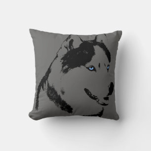 Husky Kissen Sibirien-Husky-Kissen Malamute Gesche