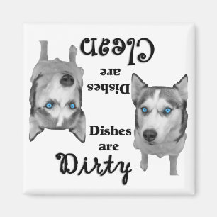 Husky-Liebhaber-Spülmaschinen-Magnet Magnet