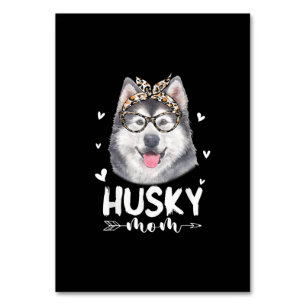 Husky-Mama   Dog Lovers Gift   Muttertagsgeschenk Tischnummer
