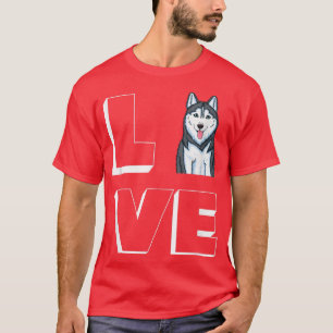 Husky Mama I Liebe Meine sibirische Husky-Liebe T-Shirt