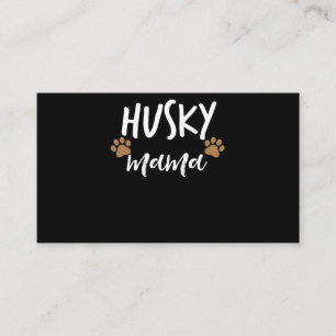 Husky Mama Siberian Husky Mother Hund Lover Gift Visitenkarte