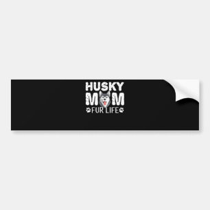 Husky Mom für das Leben   Funny Dog Tagesgeschenk Autoaufkleber