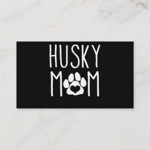 Husky Mom Hundeschenkgeschenk Schöne Dekoratio Visitenkarte