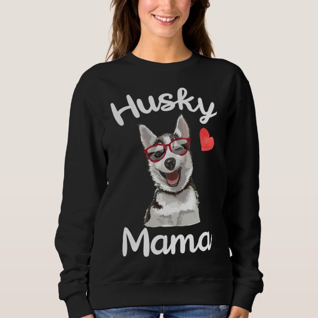 Husky Mother Dog Sweatshirt (Vorderseite)