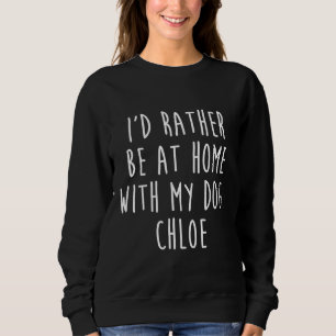 Husky Name Dog Sweatshirt