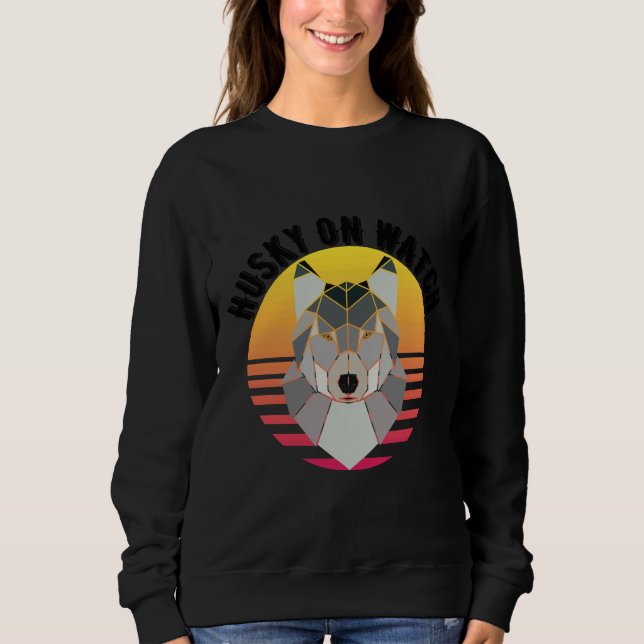 Husky on Watch Sweatshirt (Vorderseite)