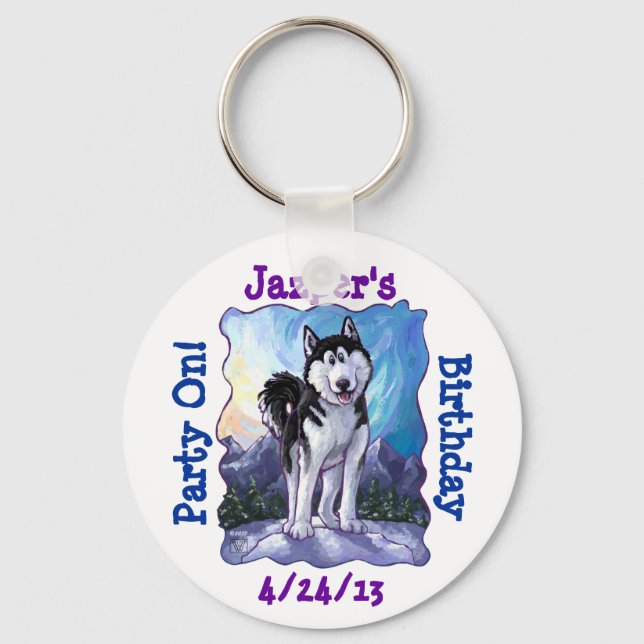 Husky Party Center Schlüsselanhänger (Vorderseite)