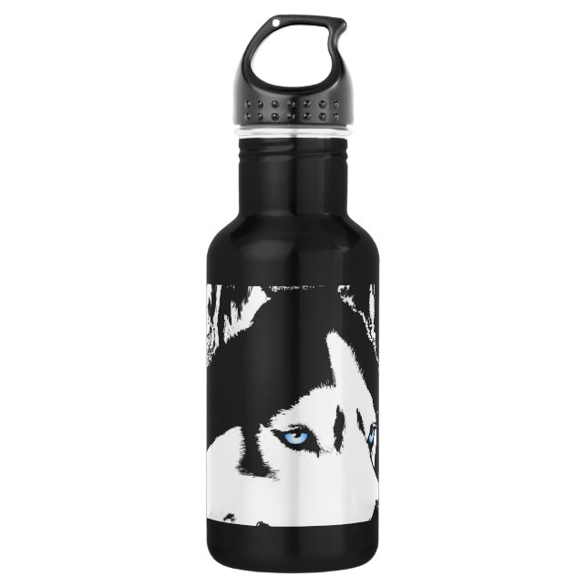 Husky Personalisiert Husky Dose Flasche Trinkflasche (Vorderseite)