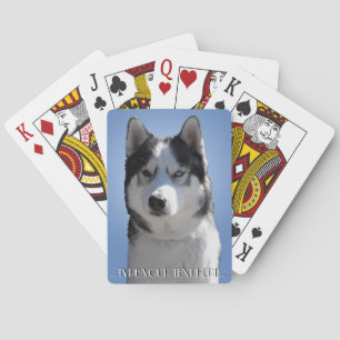 Husky Playing Cards Personalisieren Schlittenhunde Spielkarten
