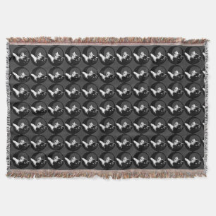 Husky Pup Blanket Siberian Husky Dog Throw Blanket Decke