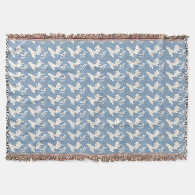 Husky Pup Blanket Siberian Husky Pup Throw Blanket Decke (Vorderseite)