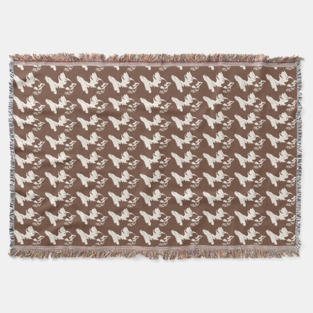 Husky Pup Blanket Siberian Husky Pup Throw Blanket Decke (Vorderseite)